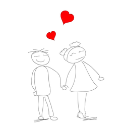 Red Heart Pattern - red - simple - High Resolution PNG