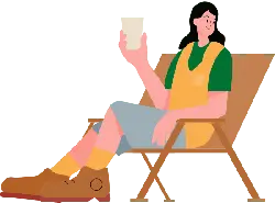 Person in Yellow Vest - leisure - Transparent Layer PNG