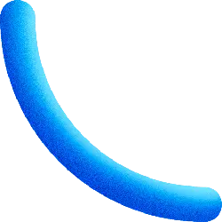 Blue Curve Object - shape - PNG