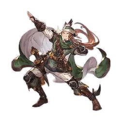 Green Robe Hero - fighting - No Background PNG