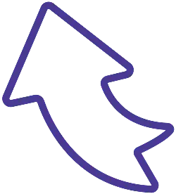 Purple Arrow - line - Transparent Layer PNG