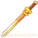 Golden Sword - Transparent Layer PNG