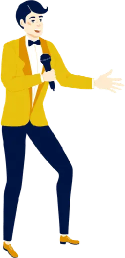 Man in Yellow Suit - man - PNG