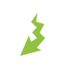 Lightning Bolt Logo - sign - Transparent Layer PNG