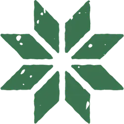 Green Snowflake Pattern - symmetry - Lossless PNG
