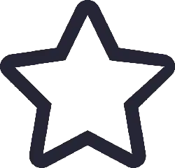 Star - icon - outline - Free Download PNG