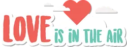 Love is in the air - romance - High Resolution PNG