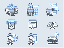 Smart Logistics Truck - logistics - No Watermark PNG
