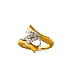 Gold Leaf Ring - jewelry - Transparent Layer PNG