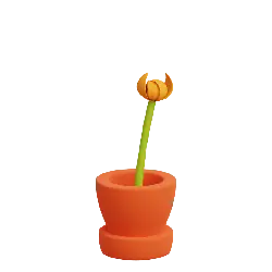 Potted Flower - High Quality PNG