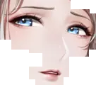 Pixel Art Anime Character - eyes - No Background PNG