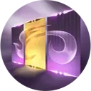 Abstract Artwork - yellow - purple - PNG