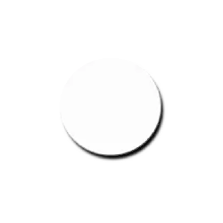 White Circular Object - Free for Commercial Use PNG