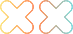 Colorful X Logo - abstract art - Free Download PNG