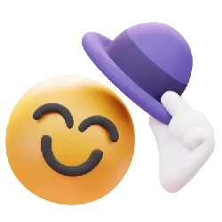Smiling Face - hat - PNG