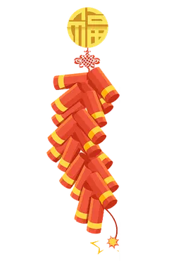 Firecrackers - new year - Free Download PNG