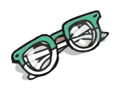Green Glasses - glasses - High Resolution PNG