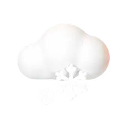 Cloud and Snowflakes - snow - No Watermark PNG