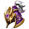 Purple Helmet - decoration - Transparent Background PNG