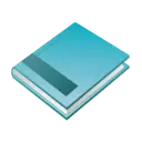 Blue Book - book - No Background PNG
