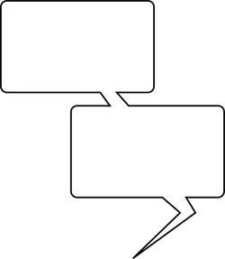 Blank Dialogue Box - graphic design - Transparent Layer PNG