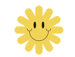 Smiling Sunflower - smile - Free PNG