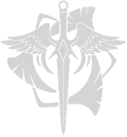 Wings and Sword Emblem - logo - Free Download PNG