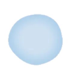 Blue Circular Object - gradient - High Resolution PNG