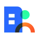 Blue Building - graphic - simple - PNG Images