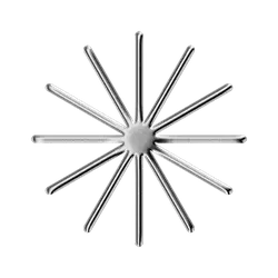 Star-shaped Ornament - metal - No Background PNG