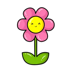 Smiling Flower - Trending PNG