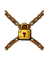 Gold Lock and Chains - security - Lossless PNG