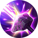Amethyst Hammer - magic - High Resolution PNG