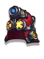 Mechanical Helmet - red - No Watermark PNG