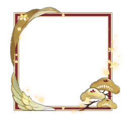 Gold Fan Frame - frame - High Resolution PNG