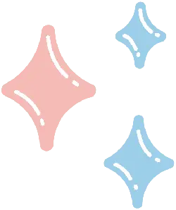 Shiny Stars - pink - Transparent Background PNG