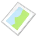 Green and Blue Map - map - No Watermark PNG