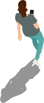 Skateboarder - phone - sports - No Background PNG