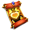 Heart Scroll - mysterious - Free PNG