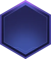 Purple Hexagon - minimalist - Transparent Layer PNG