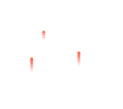 Red Arrows - glowing - Lossless PNG