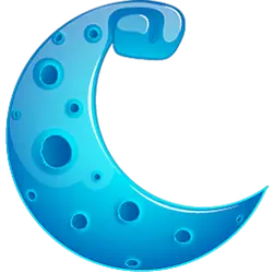 Blue Moon - nightsky - PNG Images