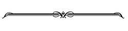 Black Metal Decorative Element - line - High Resolution PNG