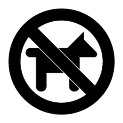 No Dogs Allowed - sign - Transparent Layer PNG