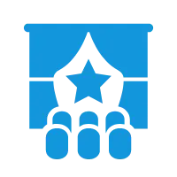 Blue Shield and Star - logo - High Resolution PNG