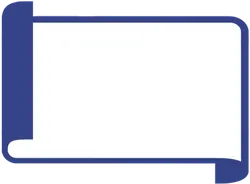 Blue Scroll - logo - High Resolution PNG
