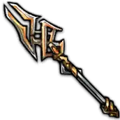Golden Staff - fantasy - High Resolution PNG