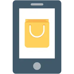 Shopping Bag Phone Icon - phone - Free PNG