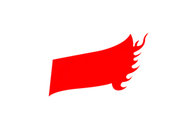 Red Flag - sport - Transparent Background PNG