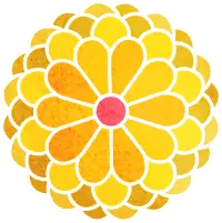 Sunflower - petal - circle - Lossless PNG